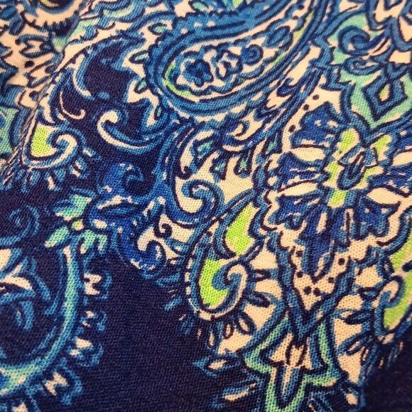 NWT Caribbean Joe Blue/White Coastal Dress - Picture 11 of 12